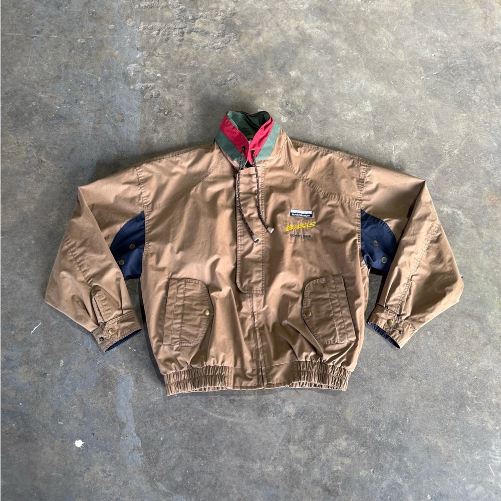 Vintage Winner Mate Lined Heavyweight Nylon Full Zip Windbreaker Jacket